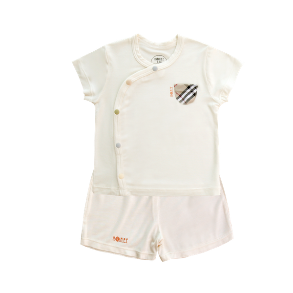 Bộ cộc tay cài chéo Bamboo Burbur Hrnee