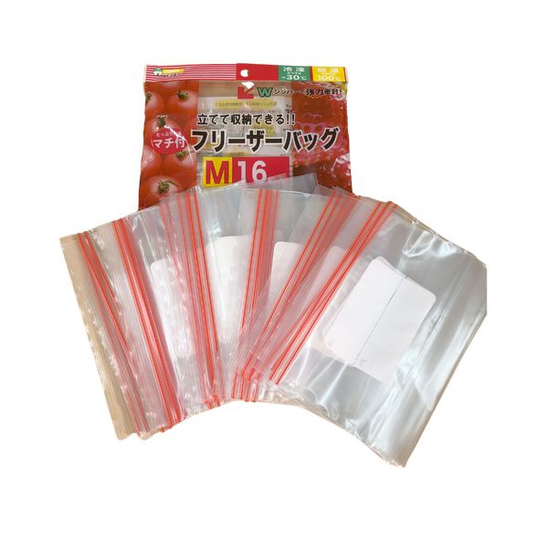 Set 16 túi zip đựng thực phẩm size M