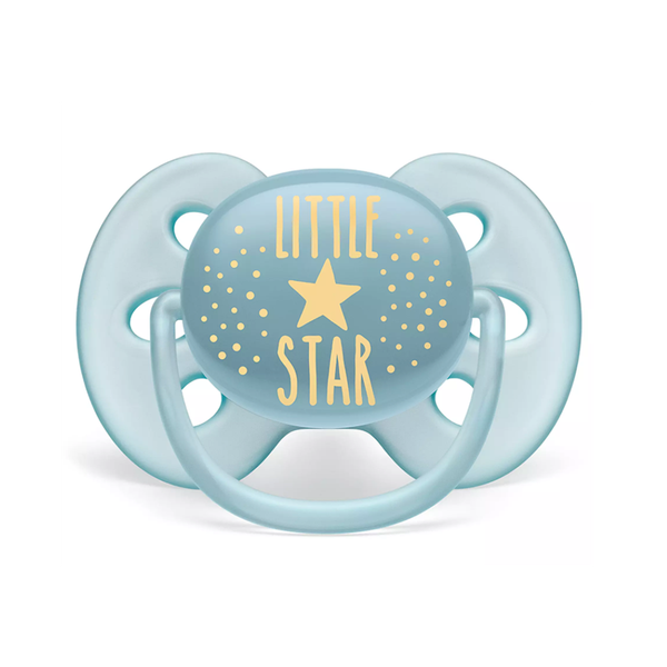 Ty ngậm siêu mềm Philips Avent 6-18m xanh (vỉ đơn)