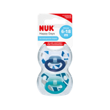 Bộ 2 ty giả Nuk silicone night/day 6-18m