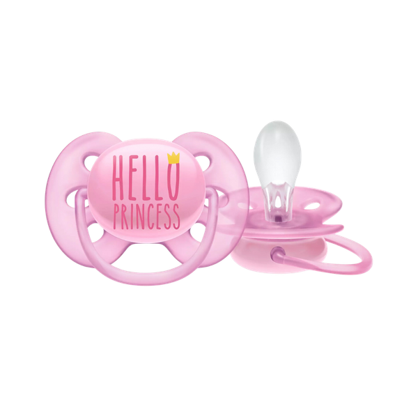 Ty ngậm siêu mềm Philips Avent 6-18m hồng (vỉ đơn)