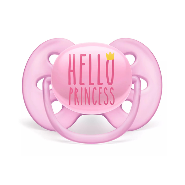 Ty ngậm siêu mềm Philips Avent 6-18m hồng (vỉ đơn)