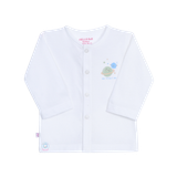 Áo cài giữa trắng TN HB s3m (mẫu mới)