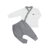 Bộ ss cài lệch dài tay Dokma DB1377