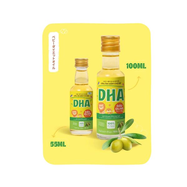 Dầu ăn dặm DHA (dầu olive)