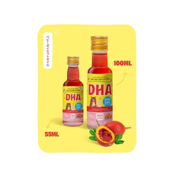 Dầu ăn dặm DHA (dầu gấc)