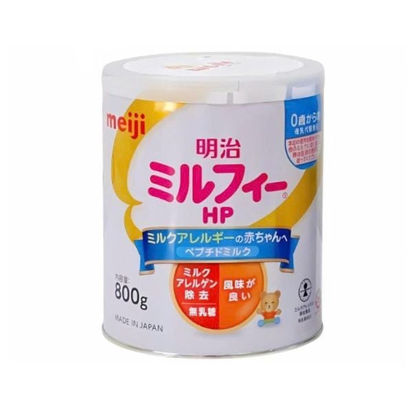 Sữa Meiji HP cho trẻ bị dị ứng đạm sữa bò 800g (mẫu mới)
