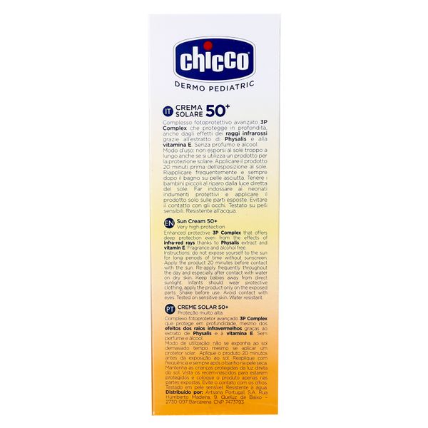 Kem chống nắng 3 tác động SPF 50+ Chicco