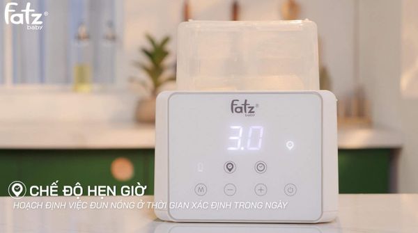 Máy hâm sữa tiệt trùng điện tử Duo 3- Fatzbaby - B3093VN