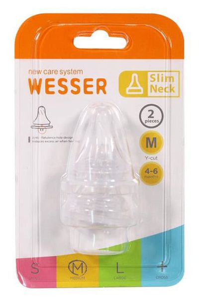 Núm vú Wesser CH size M (4-6 tháng)