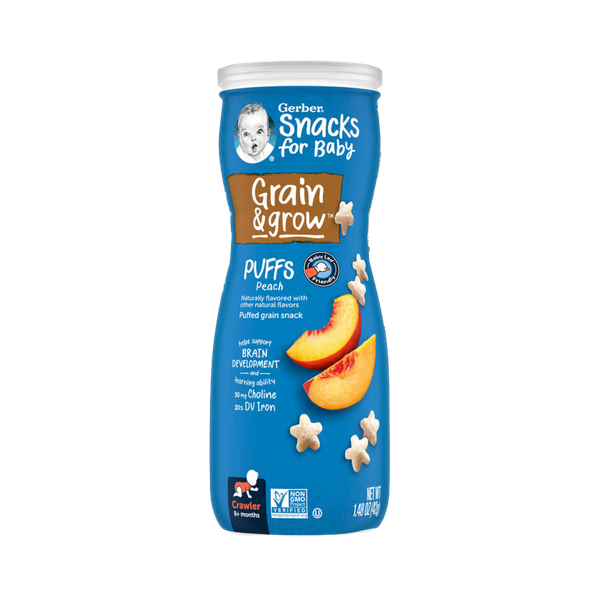 Bánh ăn dặm Gerber đào (nội địa Mỹ)