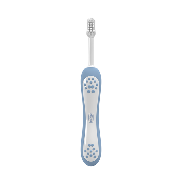 Bàn chải đánh răng xanh biển Chicco 6-36m