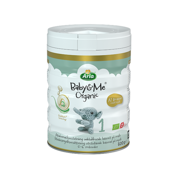 Sữa Arla Baby&Me Organic A2 số 1 (600g) cho bé từ 0-6 tháng tuổi