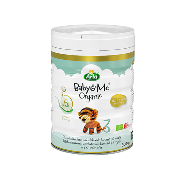Sữa Arla Baby&Me Organic A2 số 3 (600g) cho bé từ 6 tháng tuổi