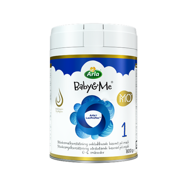Sữa Arla Baby&Me HMO số 1 (800g) cho bé từ 0-6 tháng tuổi