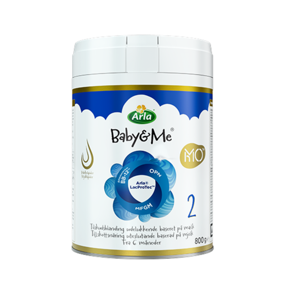 Sữa Arla Baby&Me HMO số 2 (800g) cho bé từ 6-12 tháng tuổi
