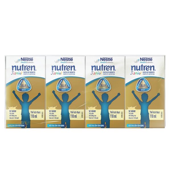 Sữa BPS Nutren Junior 110ml cho bé trên 1 tuổi (lốc 4 hộp, thùng 9 lốc)