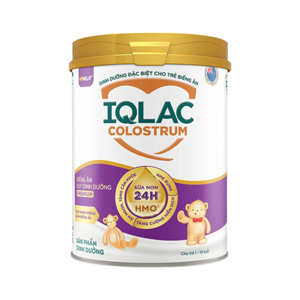 Sữa IQLac Colostrum Premium (800g) cho bé từ 1-10 tuổi