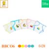 Tã vải dán màu cotton sơ sinh Babiboo s1 (set 5)