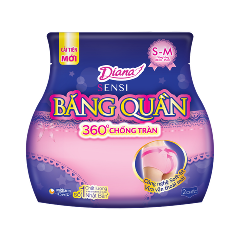 BVS dạng quần Diana Sensi size S-M (2 miếng)