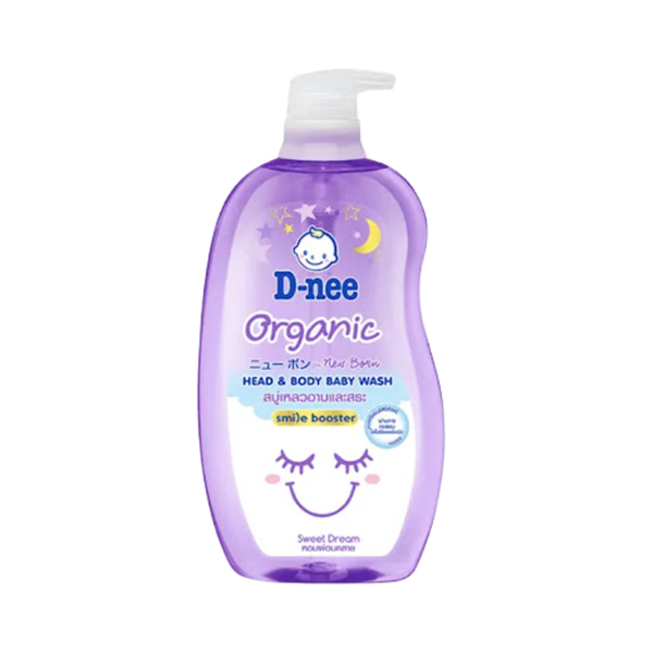 Tắm gội toàn thân em bé (baby) Dnee tím 800ml