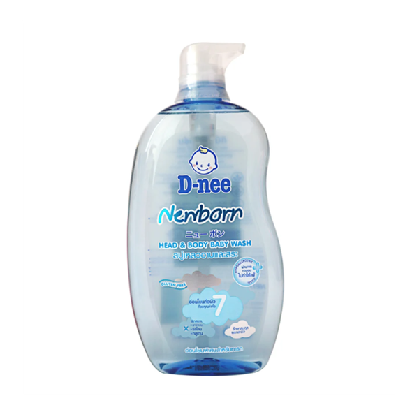 Tắm gội toàn thân em bé (baby) Dnee xanh 800ml