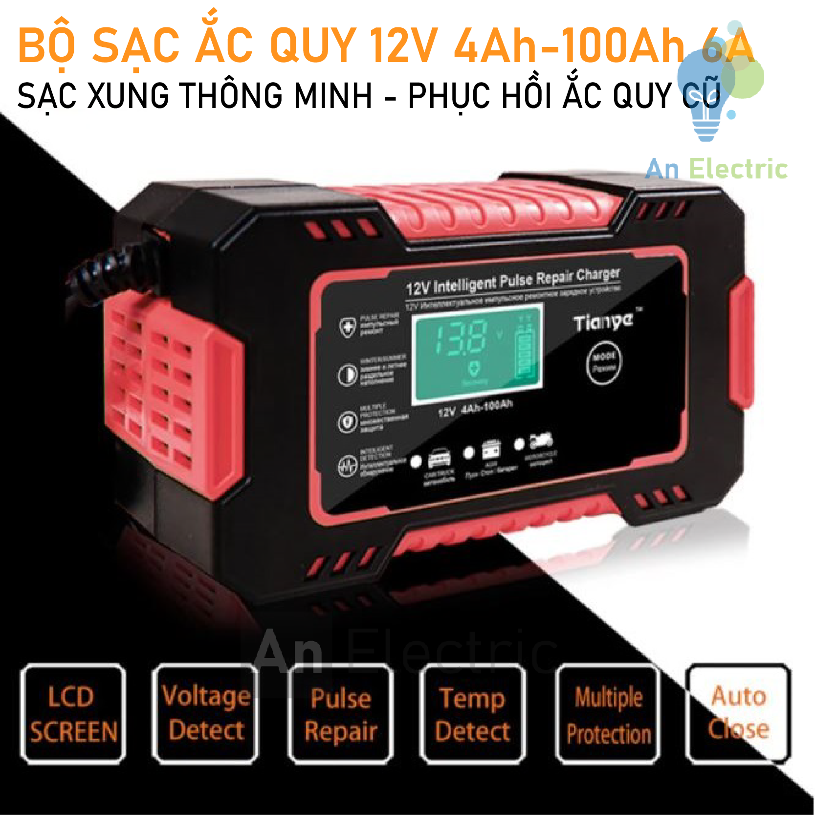 Cargador Reparador de Baterías de 12V: ¡Potencia y Rendimiento en un Solo Dispositivo! - Cargador Reparador De Baterías De 12v Pa