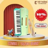  Combo: Kèn Phím Melodion, Harmonica, Sáo Recorder Suzuki 