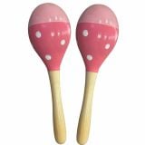  Maracas Lục Lạc Cầm Tay Gỗ Màu Sắc 