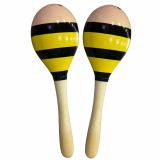  Maracas Lục Lạc Cầm Tay Gỗ Màu Sắc 