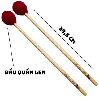  Dùi Trống Gỗ Đầu Len Vic Firth 