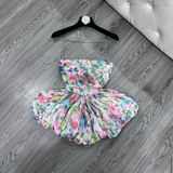  A95 - ÁO ỐNG PEPLUM KHÔNG DÂY 