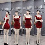  D70 - Đầm Body Nhún Dáng Ngắn Mai Bùi Store 