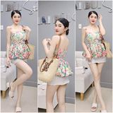  A95 - ÁO ỐNG PEPLUM KHÔNG DÂY 
