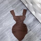  D70 - Đầm Body Nhún Dáng Ngắn Mai Bùi Store 