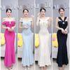 D404 - Đầm Body Phối Dây Bảng Ngay Vai Kèm Tag Cài Đá Mai Bùi Store (Mang được nhiều kiểu)