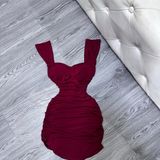 D70 - Đầm Body Nhún Dáng Ngắn Mai Bùi Store 