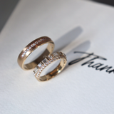  Aurelia Cặp nhẫn vàng champagne Moissanite CP-Aurelia-CG10 