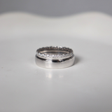  Elyra Cặp nhẫn vàng trắng Moissanite CP-Elyra-WG10 