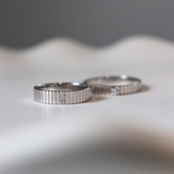  Ilumia Cặp nhẫn vàng trắng Moissanite CP-Ilumia-WG10 