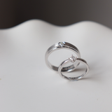  Light Cặp nhẫn cưới vàng trắng Moissanite CP-Light-WG10 