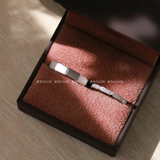  Lilian Cặp nhẫn cưới vàng trắng Moissanite CP-Lilian-WG10 