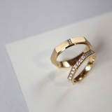  Liliana Cặp nhẫn vàng trắng Moissanite CP-Liliana-WG10 