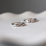  Ophelia Cặp nhẫn vàng trắng Moissanite CP-Ophelia-WG10 