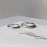  Protect Cặp nhẫn vàng trắng Moissanite CP-Protect-WG10 