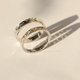  Tramie Cặp nhẫn vàng trắng Moissanite CP-Tramie-WG10 