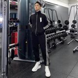  BỘ ĐỒ THỜI TRANG THỂ THAO NAM CAO CẤP vải tổng hợp, hỗn hợp 50% cotton và 50% sợi polyester 