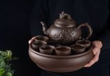  BỘ ẤM TRÀ ĐẤT SÉT TÍM CAO CẤP Chất liệu: đất sét Ấm trà: 14cm*22,5cm. 