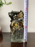  ẤN TRIỆN RỒNG NHẢ NGỌC đồng cũ mộc triện sắc nét. Nặng 2.2kg 