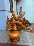  Bình hoa mai đổ Gỗ hương KT: 70-68-29 